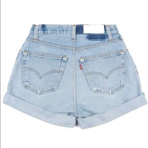 RE/DONE x Levi's | NWT 90's denim shorts light wash 26